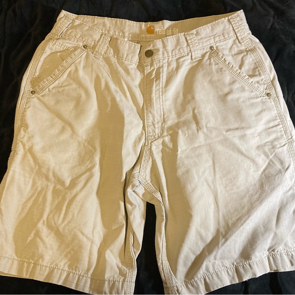Carhartt Relaxed Fit Mens Shorts Khaki Size:34